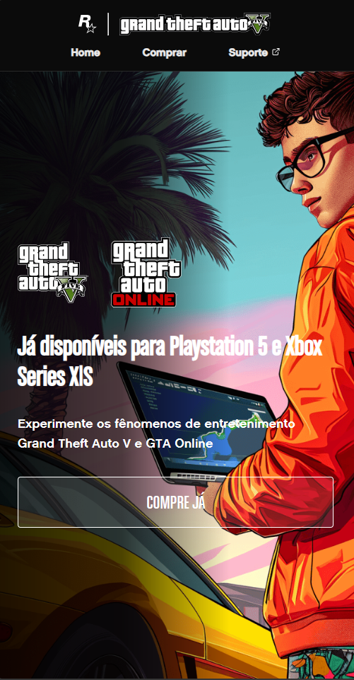 Projeto Landing page GTA